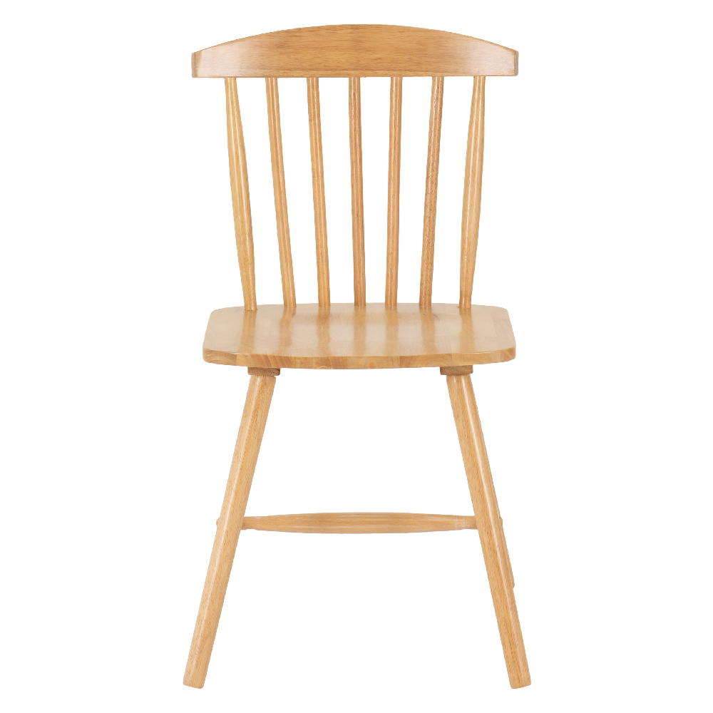 Emmett Natural Oak Wooden Dining Chairs In Pair