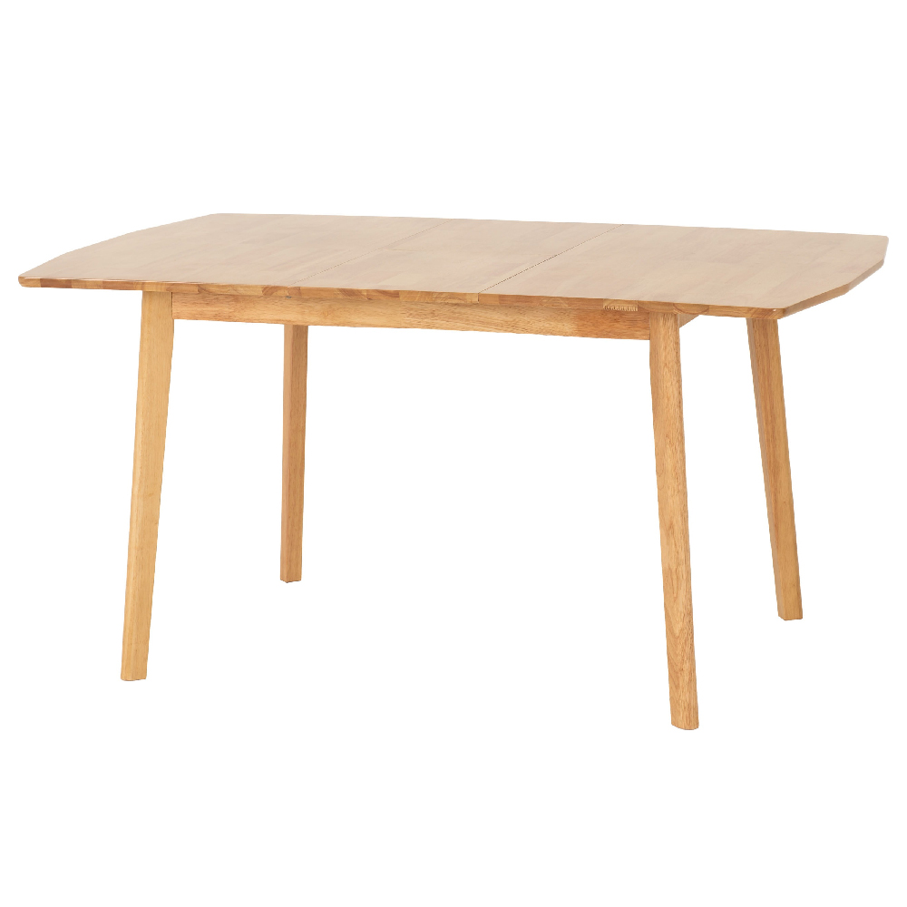 Emmett Wooden Extending Dining Table In Natural Oak