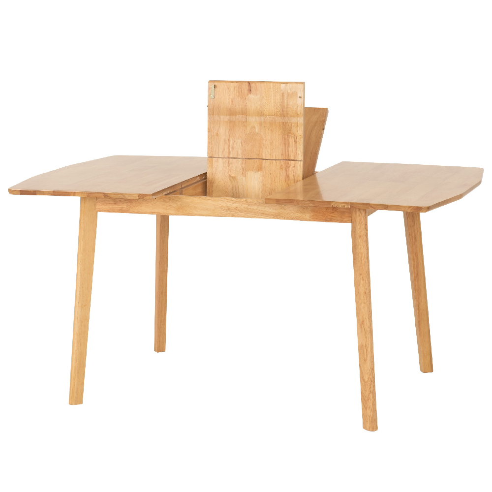 Emmett Wooden Extending Dining Table In Natural Oak