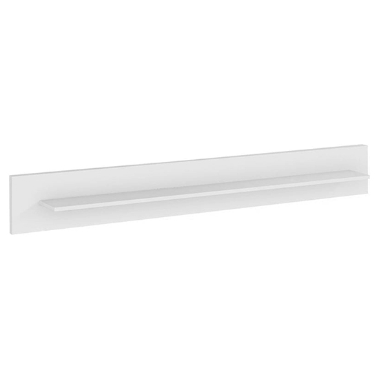 Read more about Emory high gloss wall shelf in white