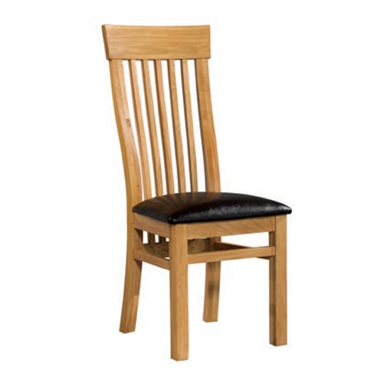Product photograph of Empire Solid Oak Dining Chair from Furniture in Fashion