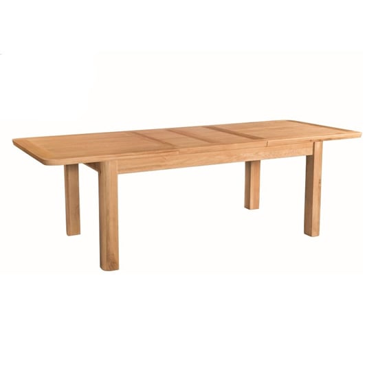 Photo of Empire medium butterfly extending dining table in oak