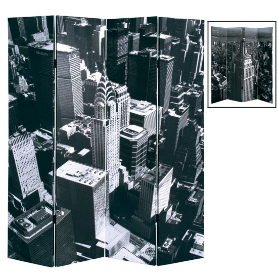 New York Skyline Room Divider 7160 Furniture In Fashion New York Skyline Room Divider