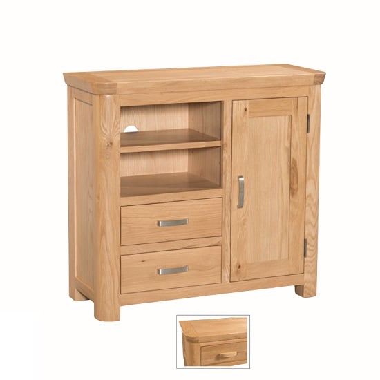 Product photograph of Empire Wooden Tv Sideboard With 1 Door And 2 Drawers from Furniture in Fashion