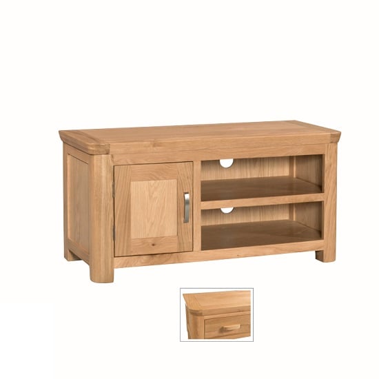 Read more about Empire wooden tv stand with 1 door with shelf