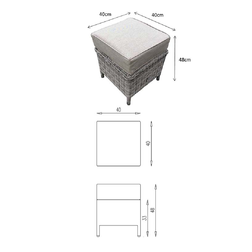 Enola Glass Top Garden Corner Dining Set In Nature Grey
