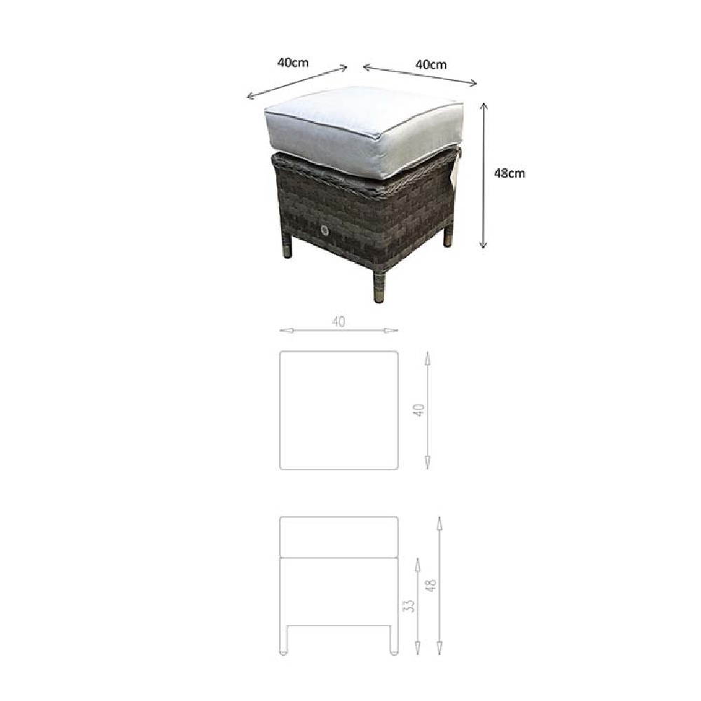 Enola Glass Top Garden Corner Lift Top Dining Set In Grey