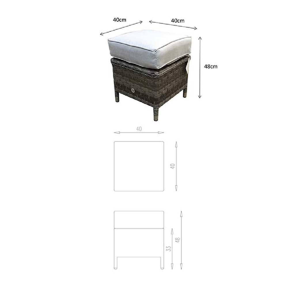 Enola Glass Top Garden Corner Lift Top Dining Set In Nature Grey
