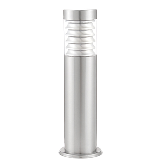 Equinox LED Outdoor Floor Post In Brushed Stainless Steel_3