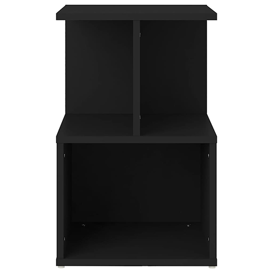 Eracio Wooden Bedside Cabinet In Black_3
