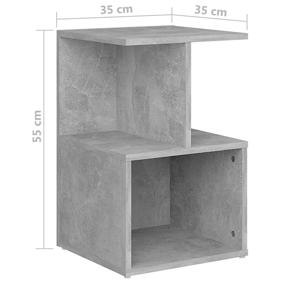 Eracio Wooden Bedside Cabinet In Concrete Effect_4