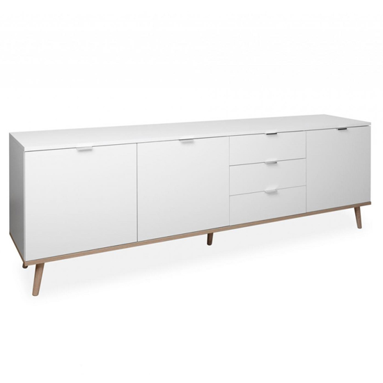 Eridanus Large Wooden Sideboard In White And Sonoma Oak_3