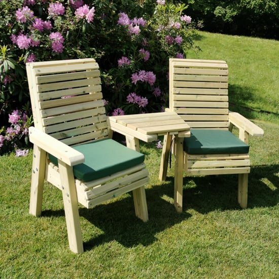 Erog Wooden Outdoor Chairs Seating Set_3