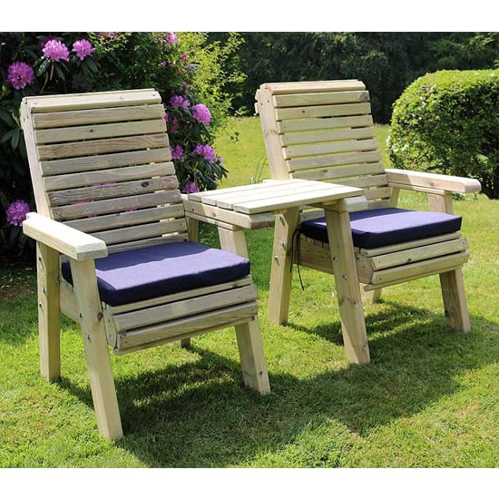 Erog Wooden Straight Outdoor Chairs Seating Set_2