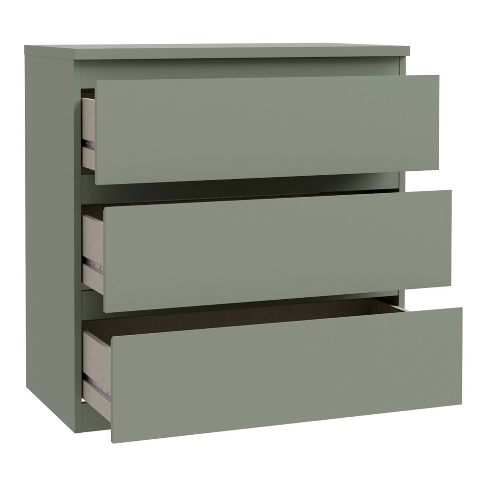Eronis Wooden Chest Of 3 Drawers in Sage Green