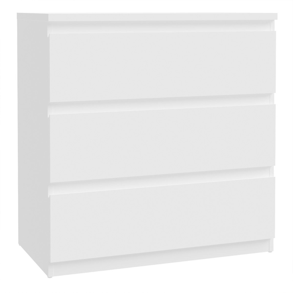 Eronis Wooden Chest Of 3 Drawers in White