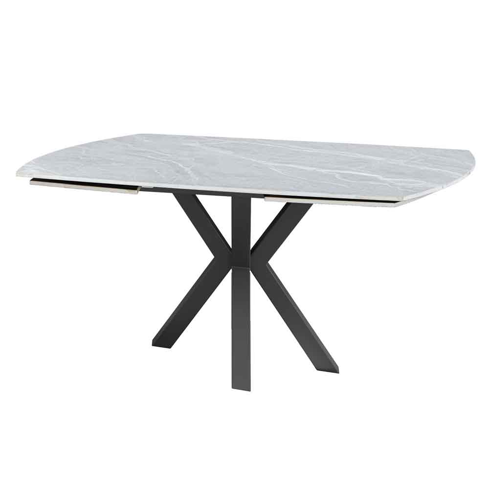 Eronix Ceramic Extending Dining Table in Matt Grey