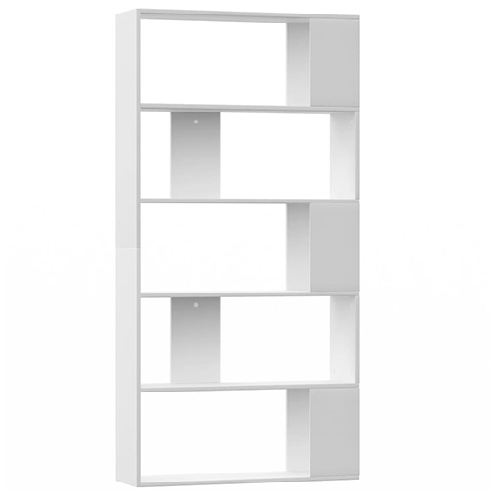 Errigal Wooden Bookcase And Room Divider In White