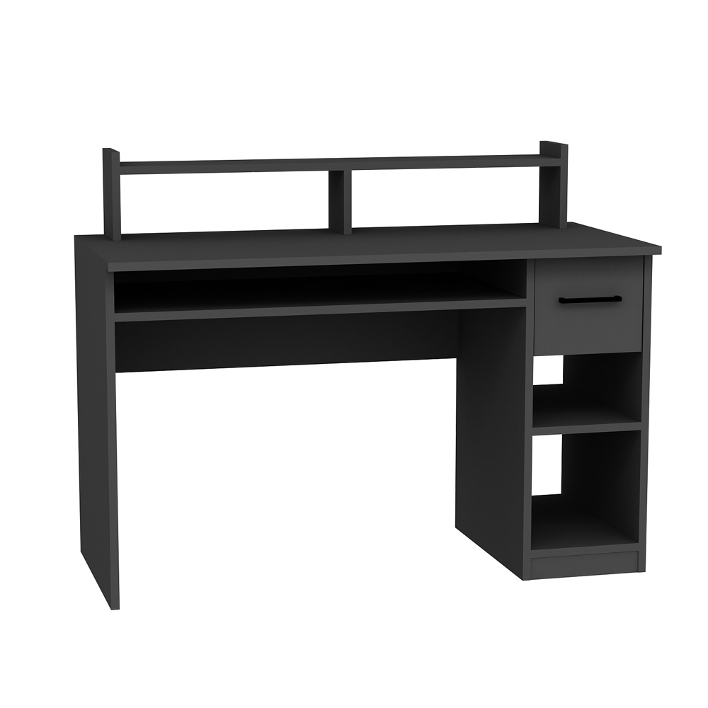 Eslem Wooden Computer Desk in Anthracite