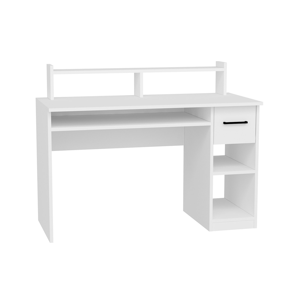 Eslem Wooden Computer Desk in White