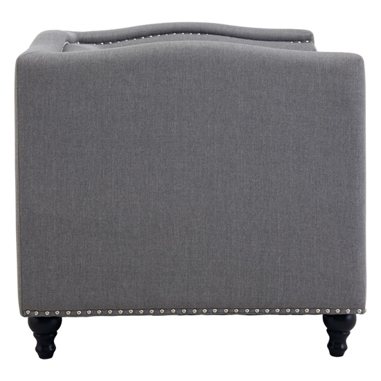 Essence Upholstered Fabric Armchair In Grey_3