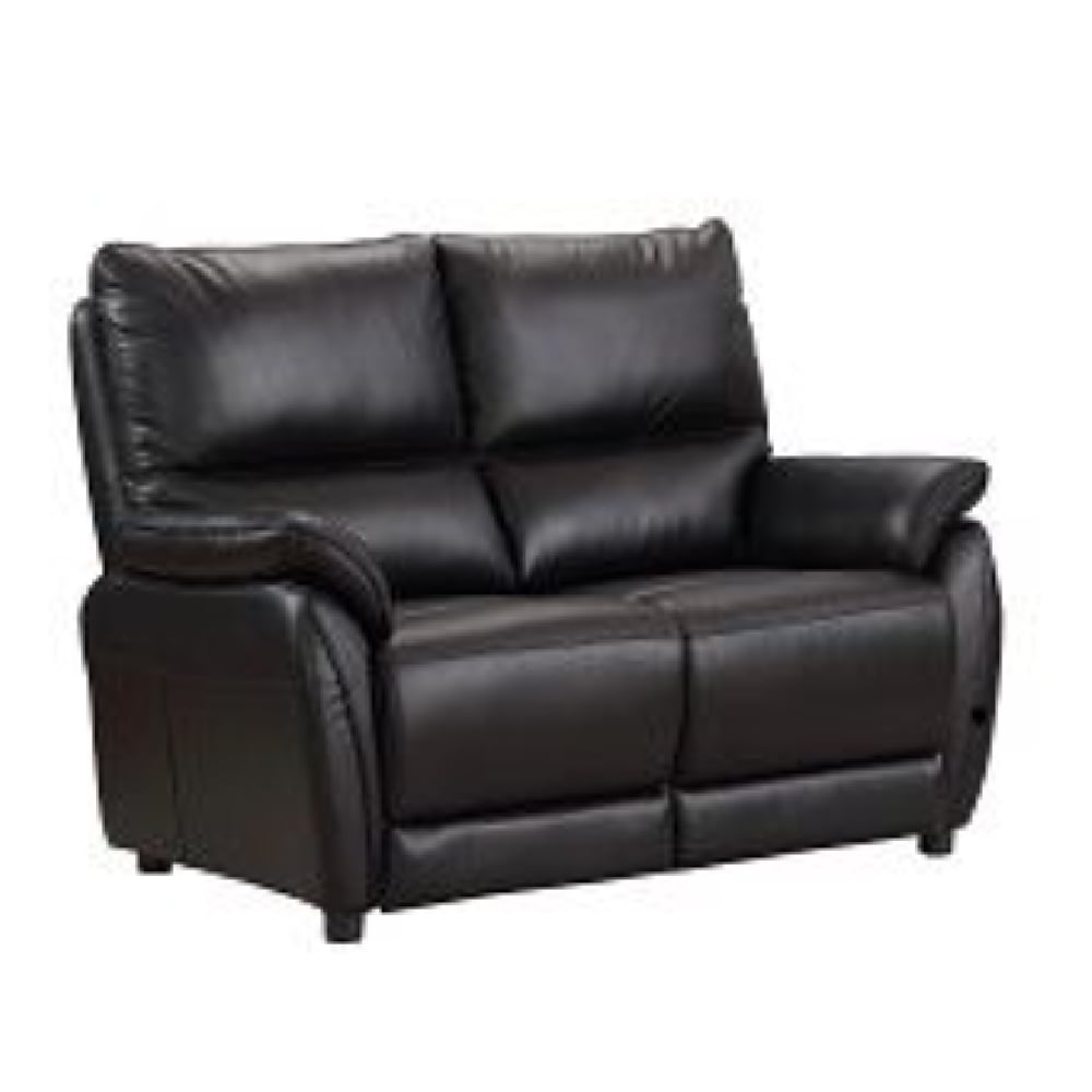 Read more about Essex faux leather 2 seater sofa in black