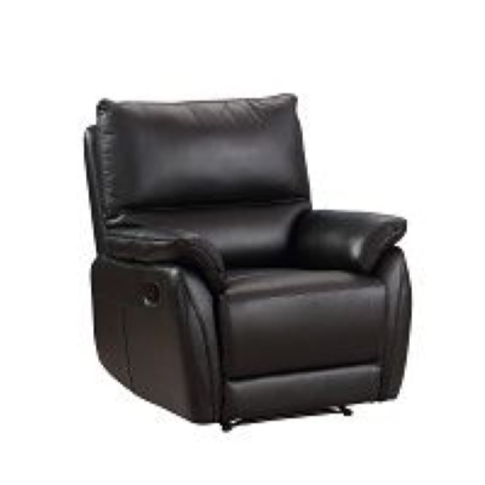 Read more about Essex faux leather recliner 1 seater sofa in black