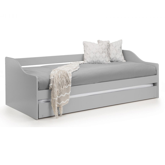 Esslingen Wooden Daybed With Guest Bed In Dove Grey_6