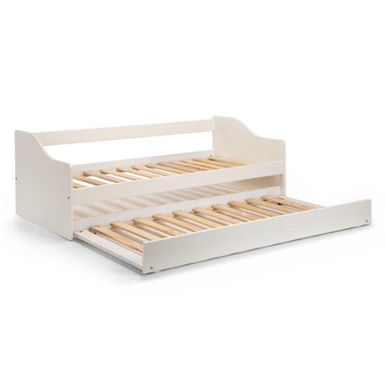 Esslingen Wooden Daybed With Guest Bed In Surf White