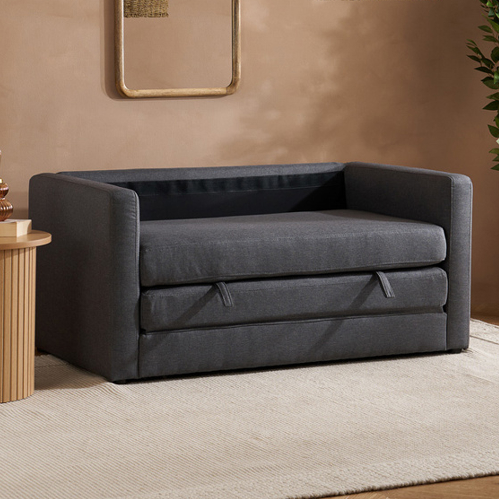 Estero Fabric Sofabed In Grey