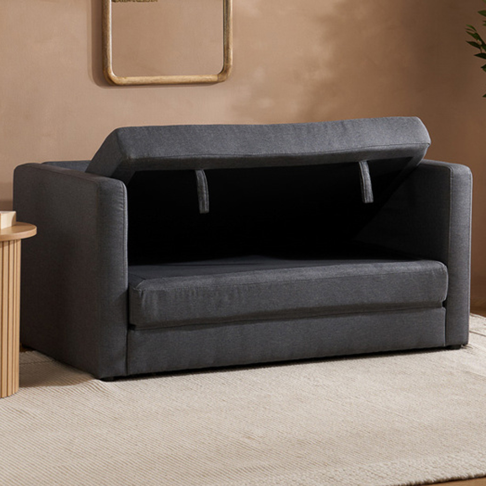 Estero Fabric Sofabed In Grey
