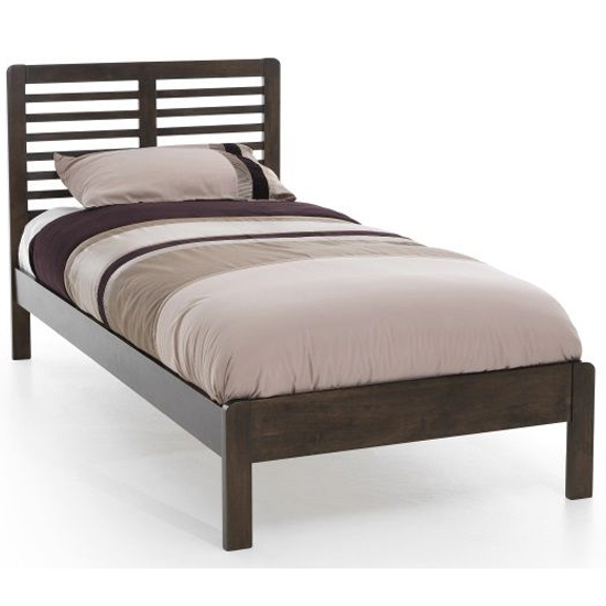 Esther Wooden Single Bed In Walnut Furniture in Fashion