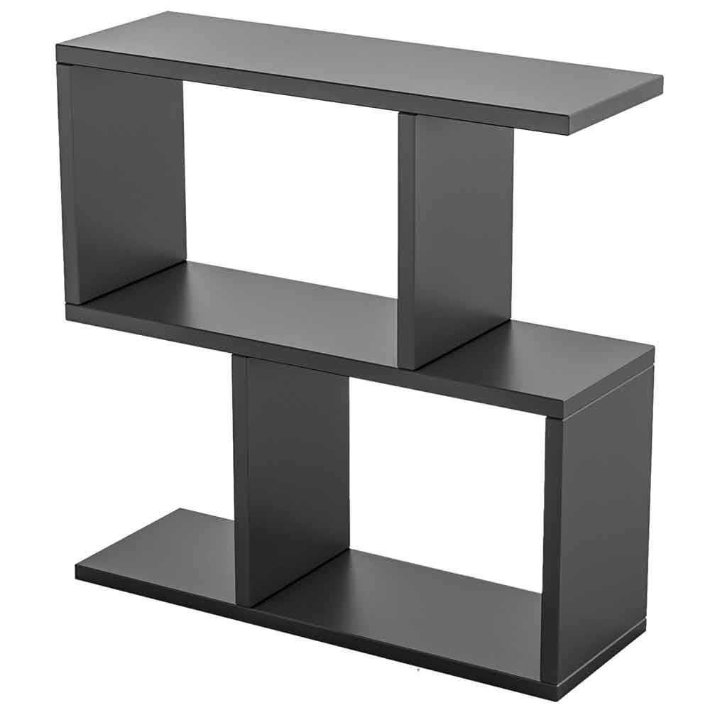 Estoril Wooden Side Table in Anthracite