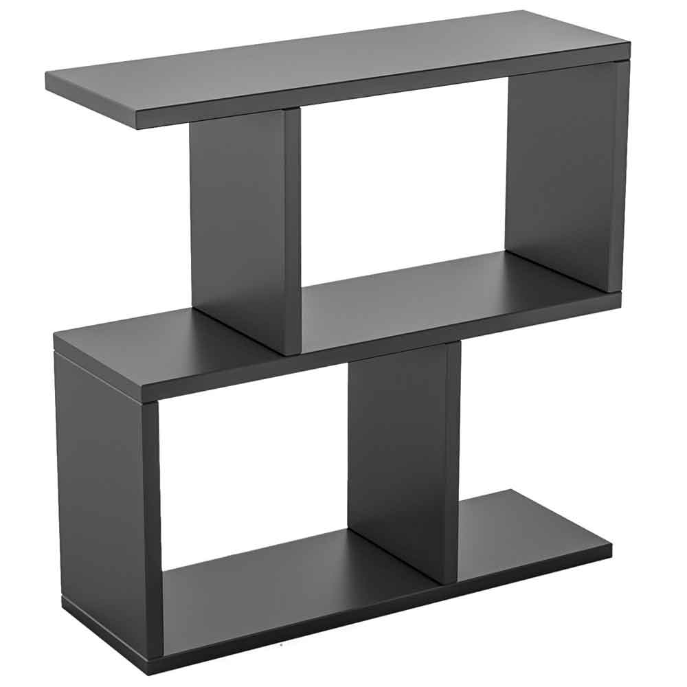 Estoril Wooden Side Table in Anthracite