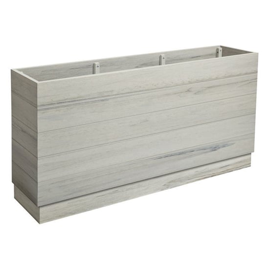 Read more about Etax tall rectangular wooden 150cm planter in whitewash