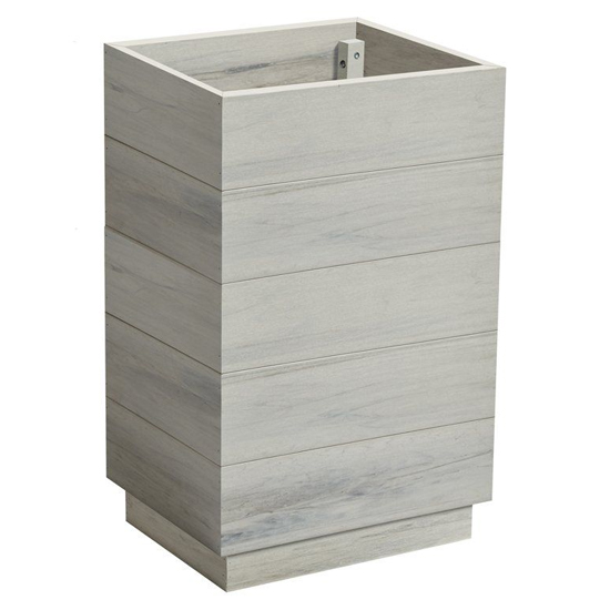 Read more about Etax tall rectangular wooden 45cm planter in whitewash