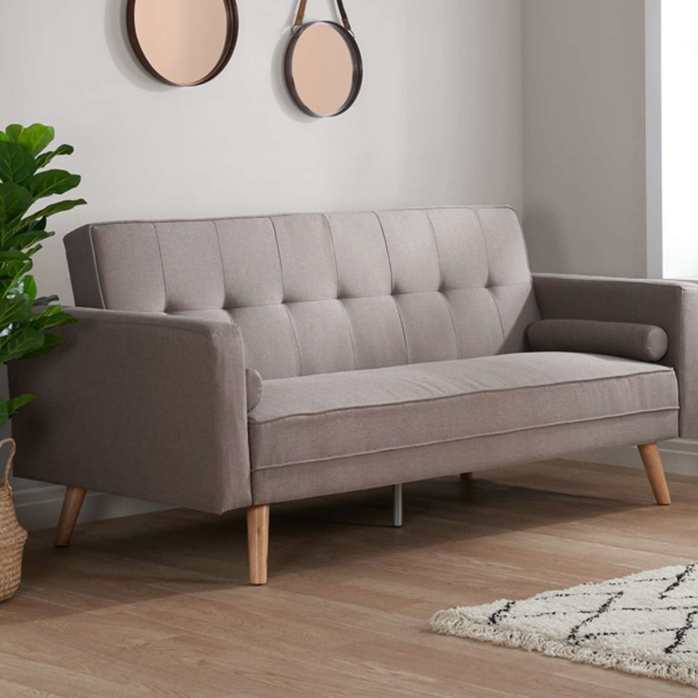 Ethane Fabric Sofa Bed In Grey