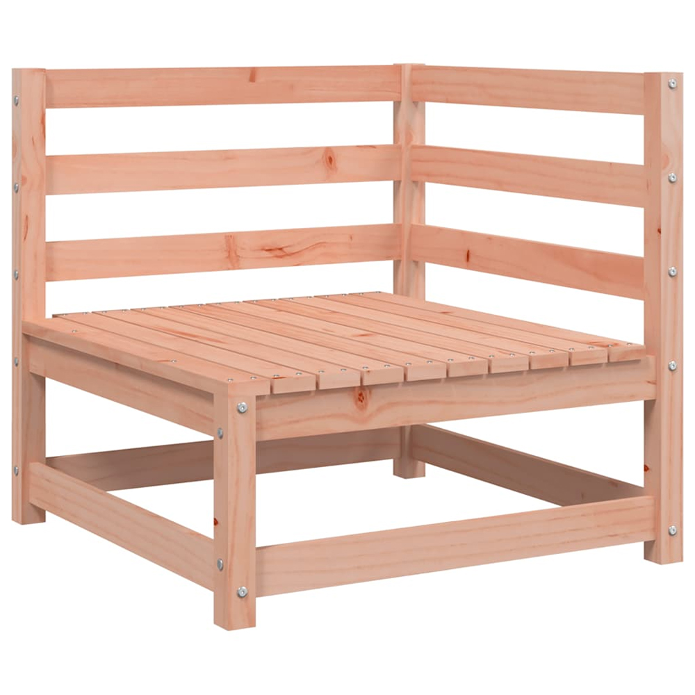 Etreno Outdoor Solid Douglas Wood Corner Seating Set in Natural