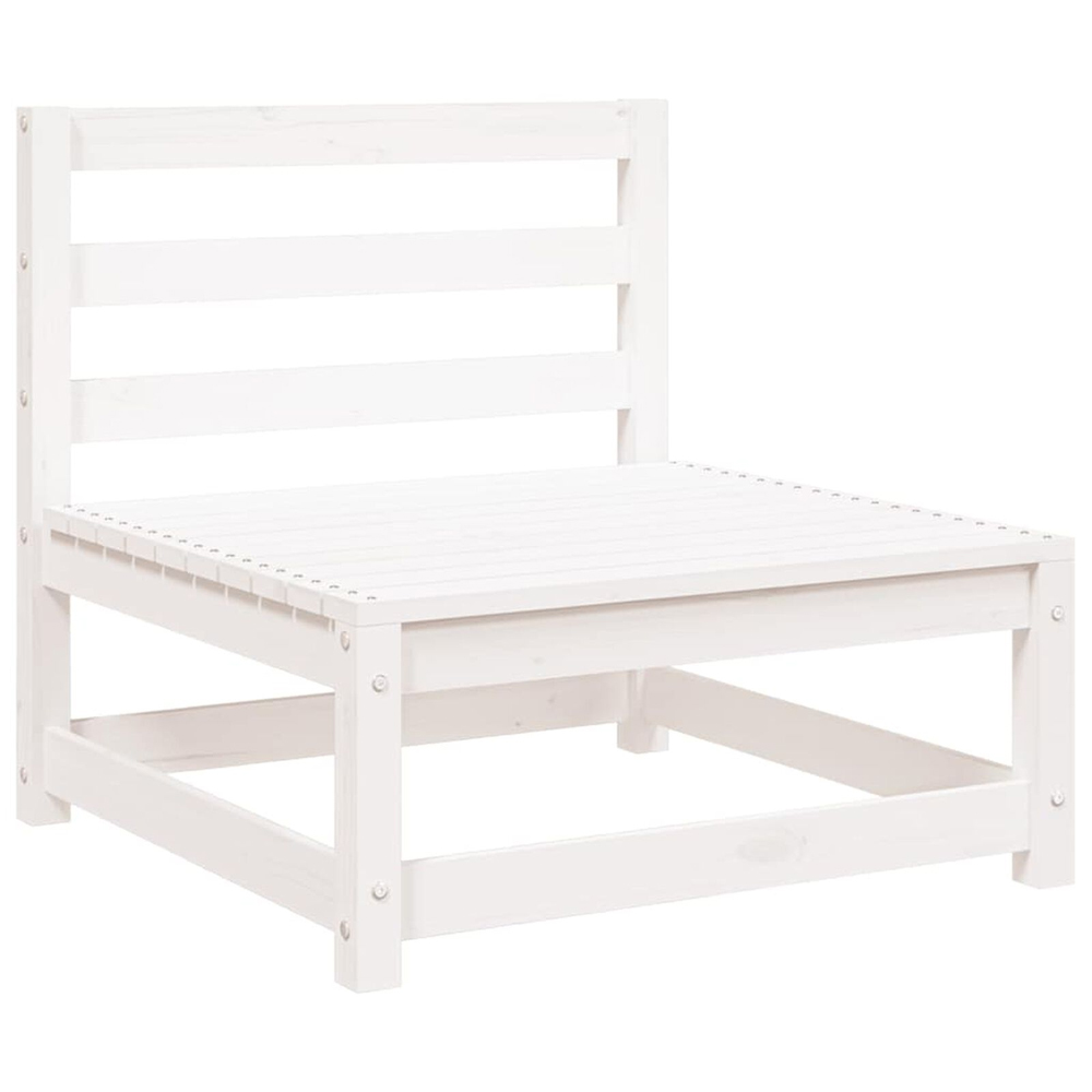 Etreno Outdoor Solid Wood Lounge Set in White