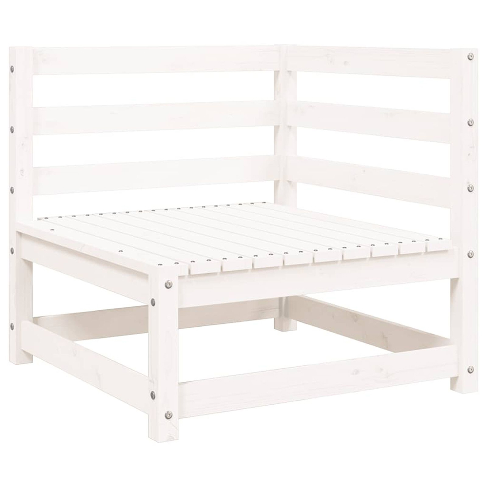 Etreno Outdoor Solid Wood Lounge Set in White