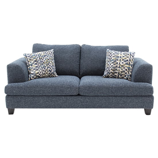 Etta Fabric Upholstered 2 Seater Sofa In Blue Furniture in Fashion
