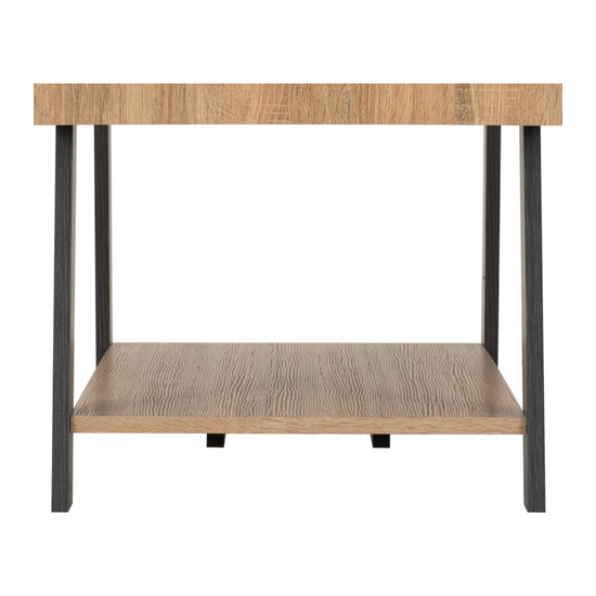 Eureka Wooden Coffee Table In Grey And Sonoma Effect
