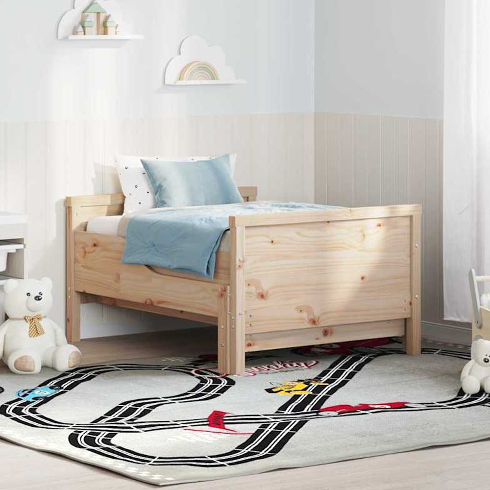 Eustis Wooden Extendable Kids Bed In Natural