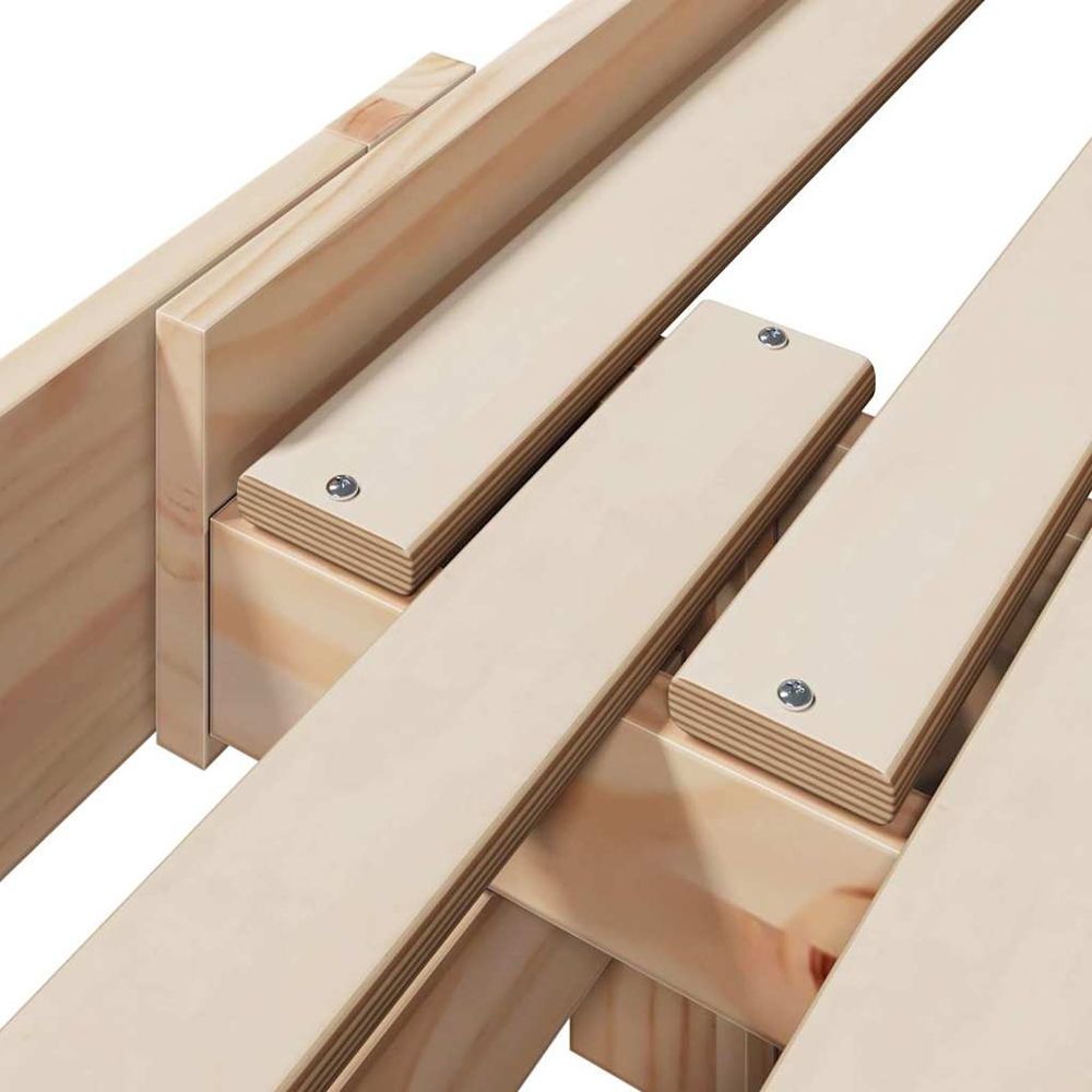 Eustis Wooden Extendable Kids Bed In Natural