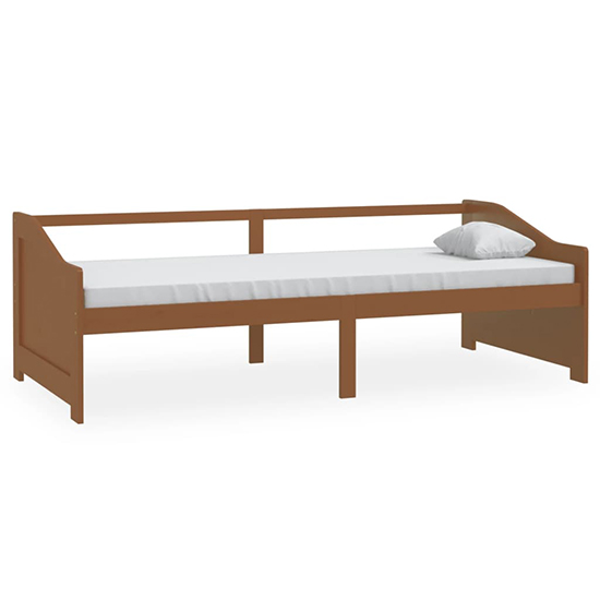 Evania Pine Wood Single Day Bed In Honey Brown_2