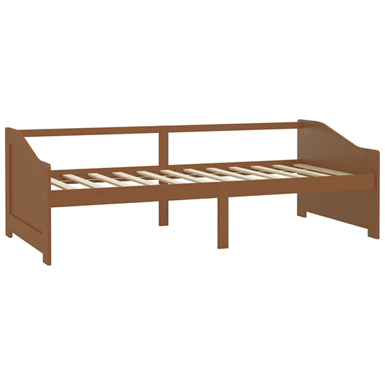 Evania Pine Wood Single Day Bed In Honey Brown_3