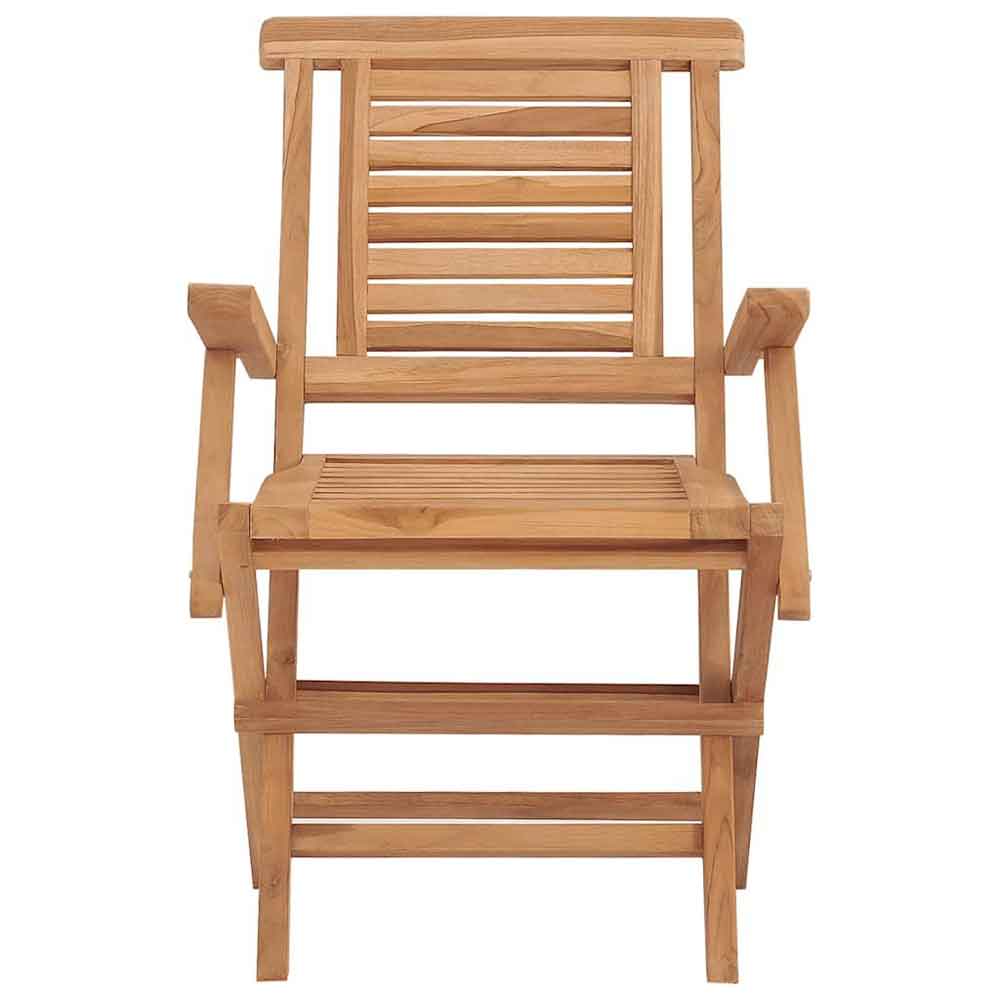 Evaril Garden Solid Wood Armchairs in Teak