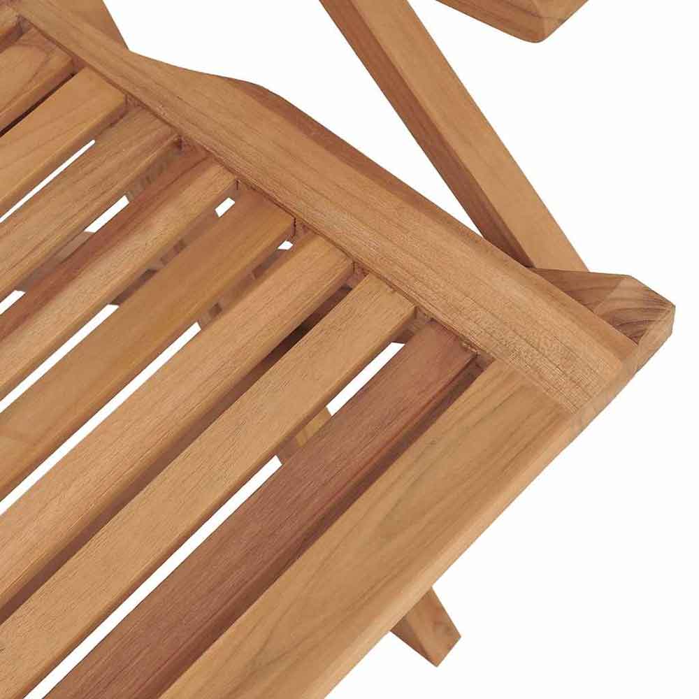 Evaril Garden Solid Wood Armchairs in Teak