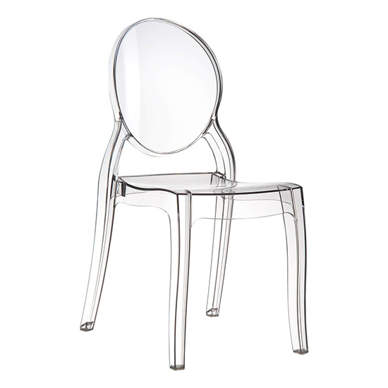 Read more about Everett transparent polycarbonate dining chair in clear