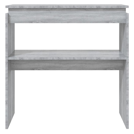 Everill Wooden Console Table With Undershelf In Grey Sonoma Oak_3